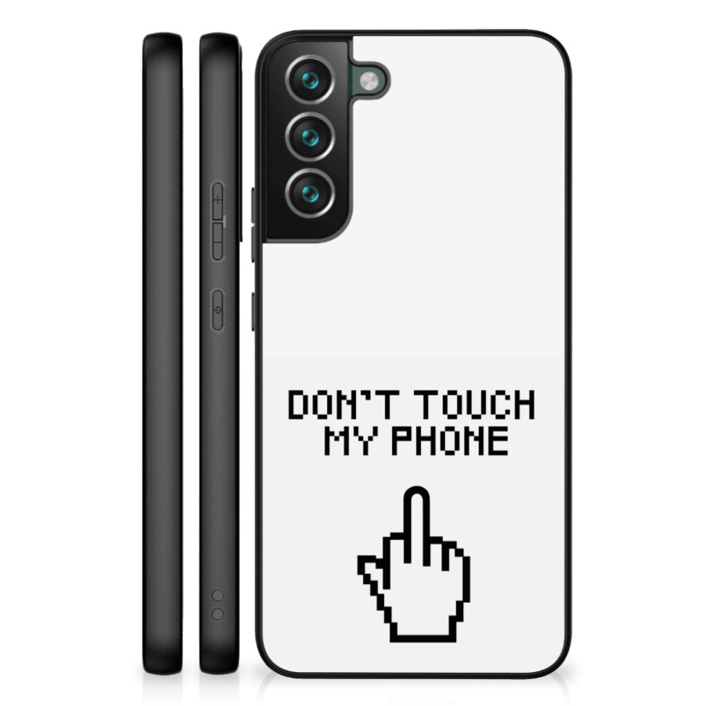 Samsung Galaxy S22 Plus Telefoon Hoesje Finger Don't Touch My Phone