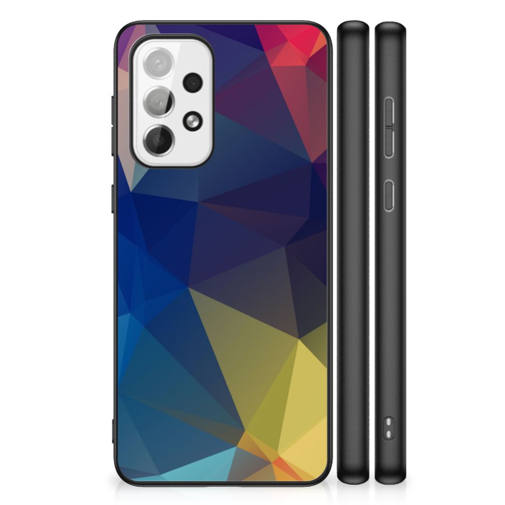 Samsung Galaxy A73 Backcover Polygon Dark B2C Telecom
