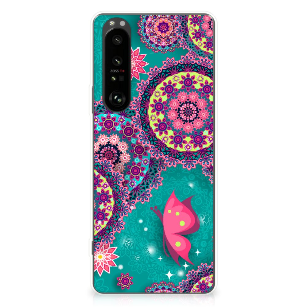 Sony Xperia 1 III Hoesje maken Cirkels en Vlinders