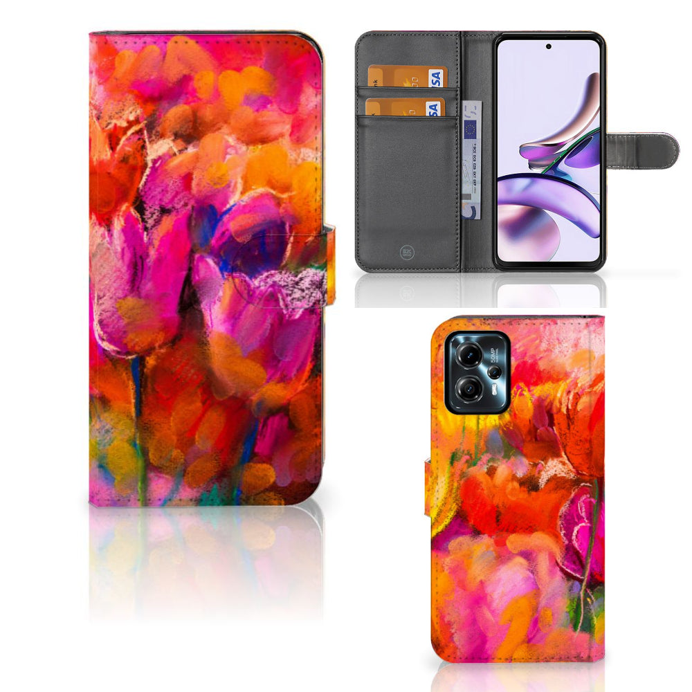 Hoesje Motorola Moto G13 | G23 Tulips