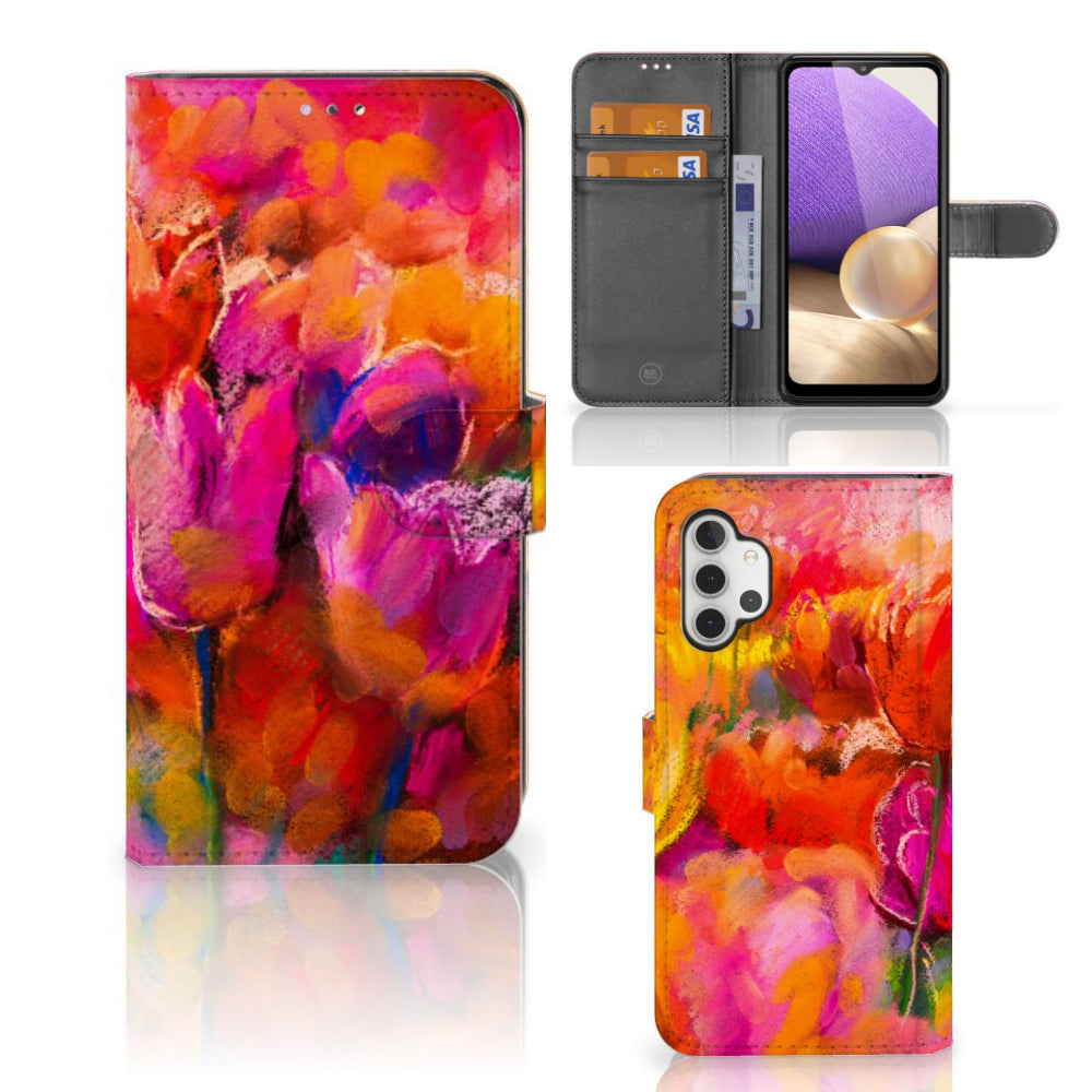 Hoesje Samsung Galaxy A32 4G Tulips