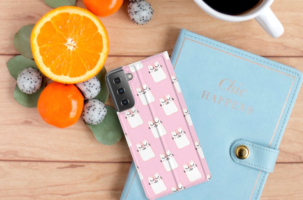 Samsung Galaxy S21 Plus Hoesje maken Sleeping Cats - B2C Telecom
