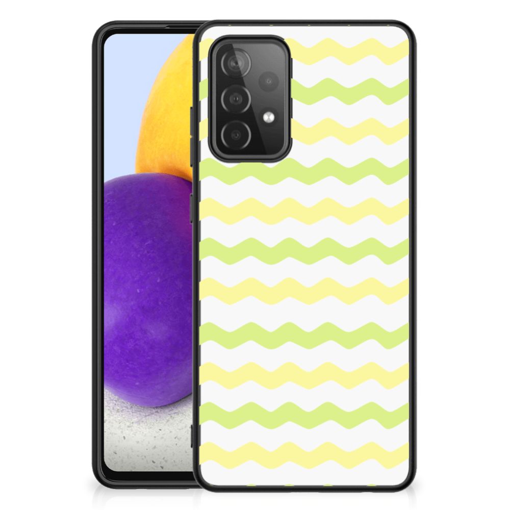 Samsung Galaxy A72 (5G/4G) Back Case Waves Yellow