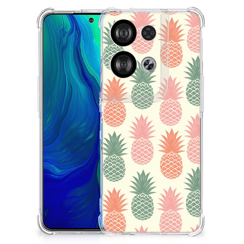 OPPO Reno8 Beschermhoes Ananas B2C Telecom