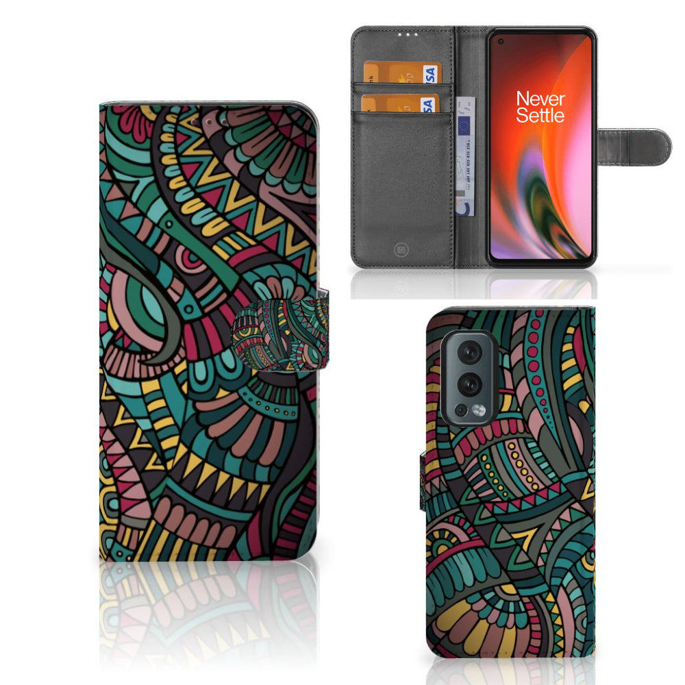 OnePlus Nord 2 5G Telefoon Hoesje Aztec