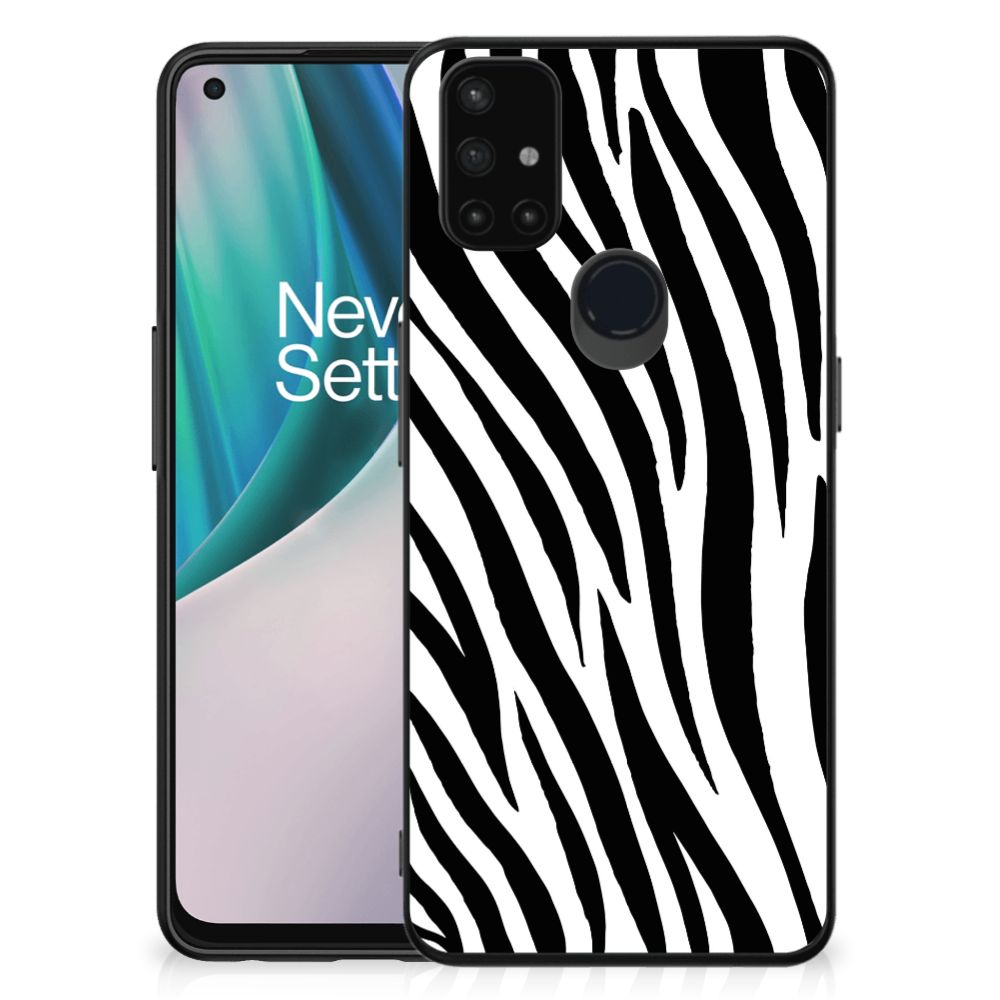 OnePlus Nord N10 5G Dierenprint Telefoonhoesje Zebra