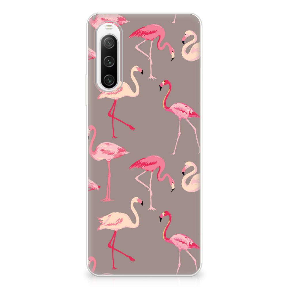 Sony Xperia 10 IV TPU Hoesje Flamingo