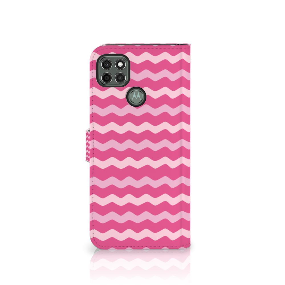Motorola Moto G9 Power Telefoon Hoesje Waves Pink
