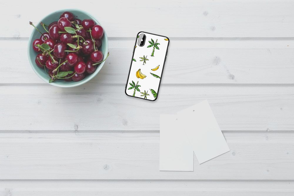 iPhone X | Xs Bloemen Hoesje Banana Tree B2C Telecom