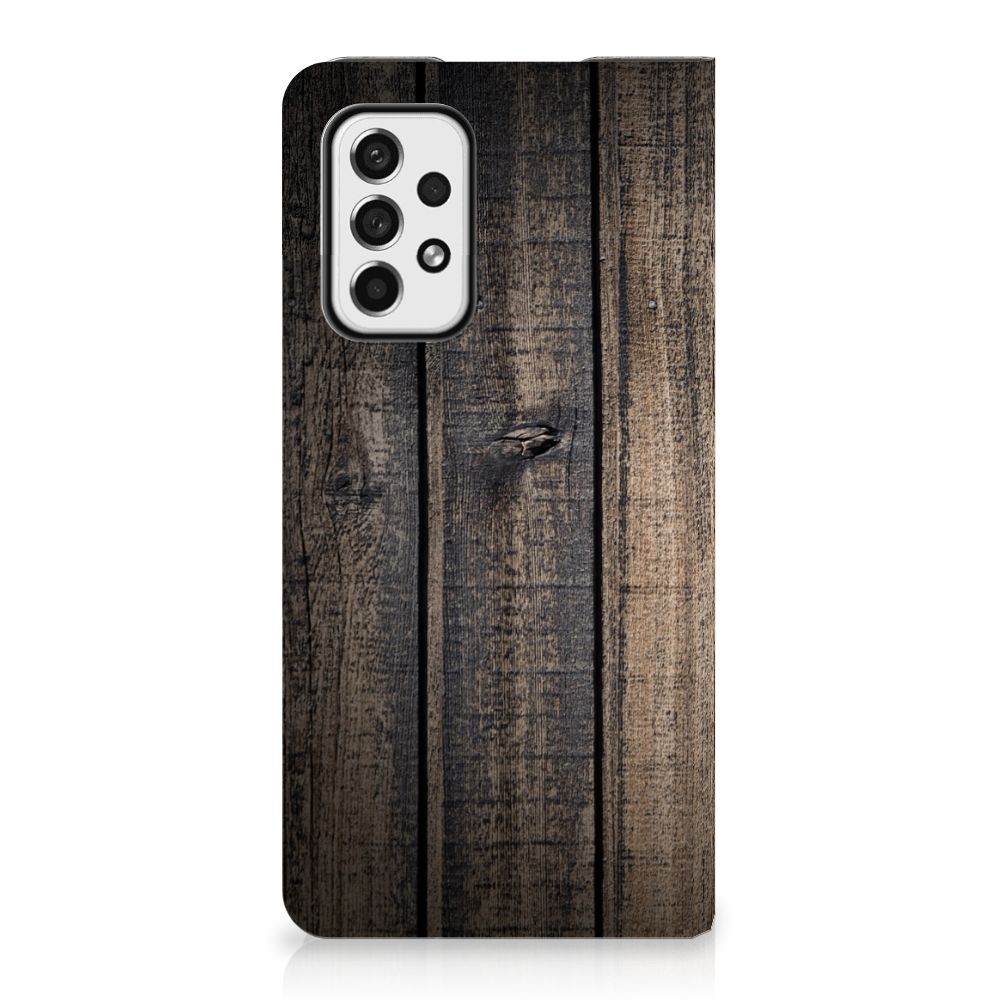 Samsung Galaxy A73 Book Wallet Case Steigerhout - B2C Telecom