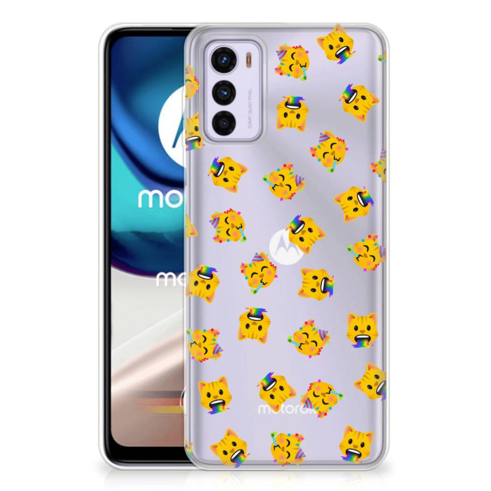TPU bumper voor Motorola Moto G42 Katten Emojis B2C Telecom