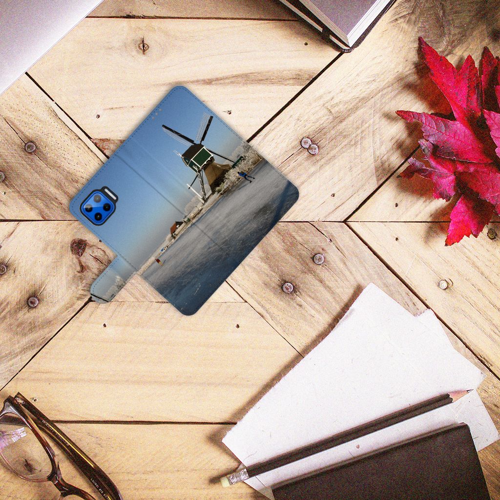 Motorola Moto G 5G Plus Flip Cover Schaatsers