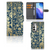 OPPO Find X3 Neo 5G Hoesje Beige Flowers