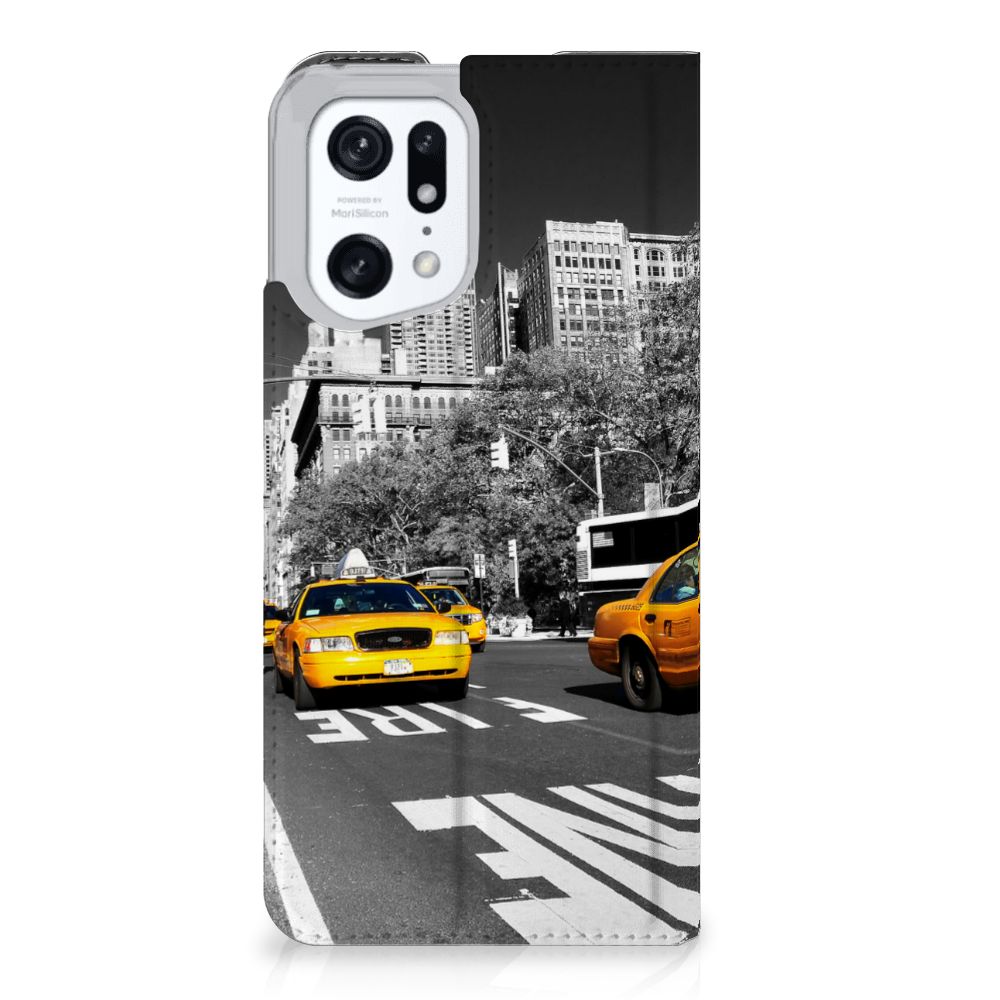 OPPO Find X5 Pro Book Cover New York Taxi - B2C Telecom