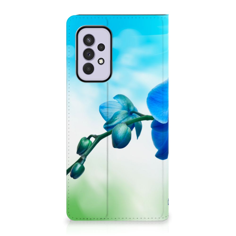 Samsung Galaxy A33 5G Smart Cover Orchidee Blauw - Cadeau voor je Moeder - B2C Telecom