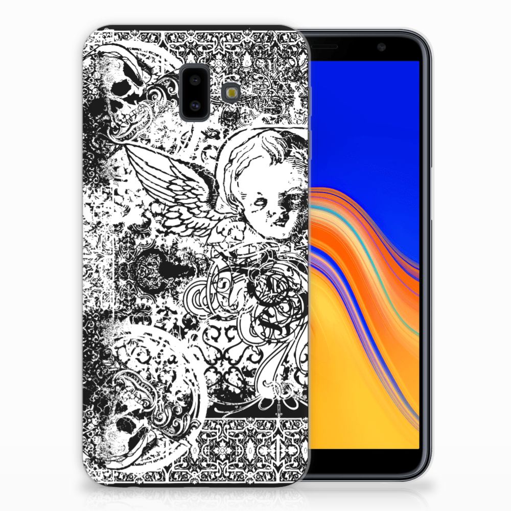 Silicone Back Case Samsung Galaxy J6 Plus (2018) Skulls Angel