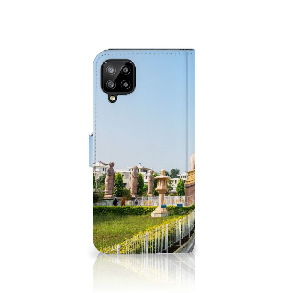 Samsung Galaxy A12 Flip Cover Boeddha