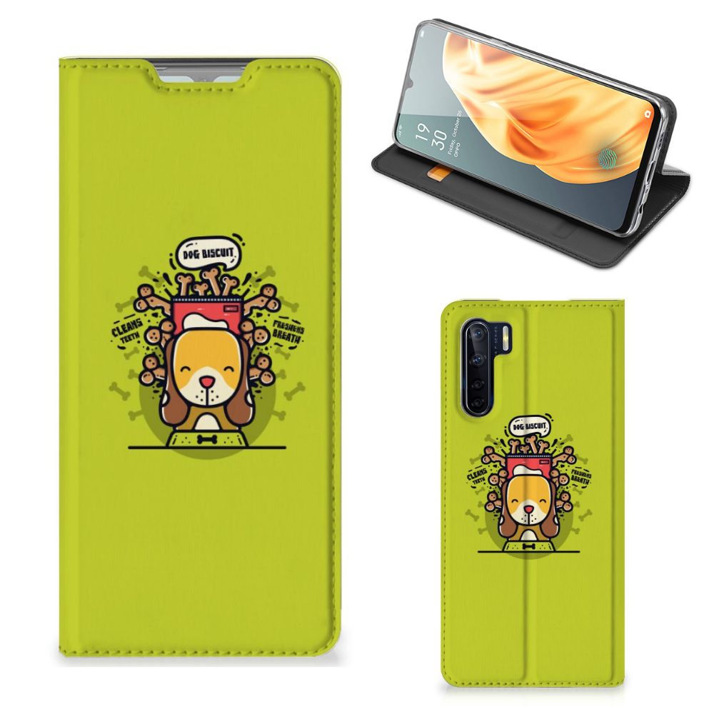 OPPO Reno3 | A91 Magnet Case Doggy Biscuit - B2C Telecom