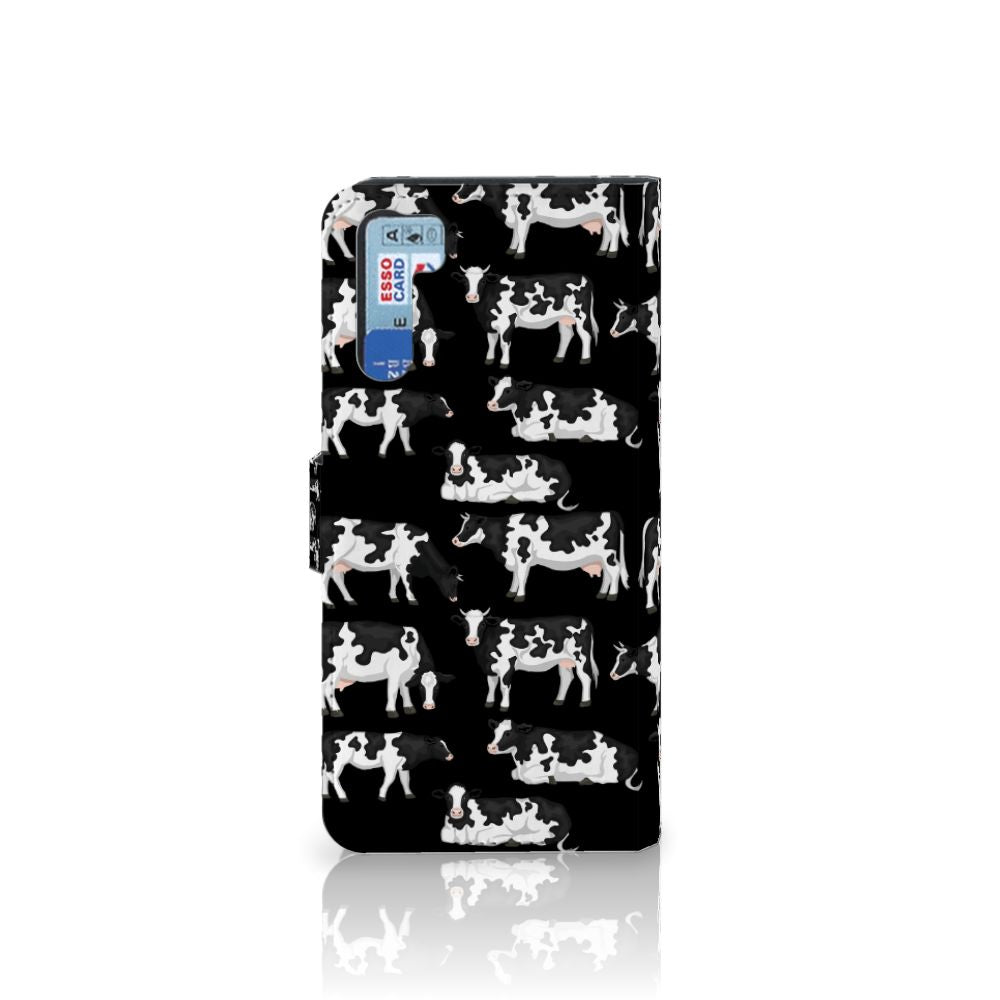 OPPO A91 | Reno3 Telefoonhoesje met Pasjes Koetjes