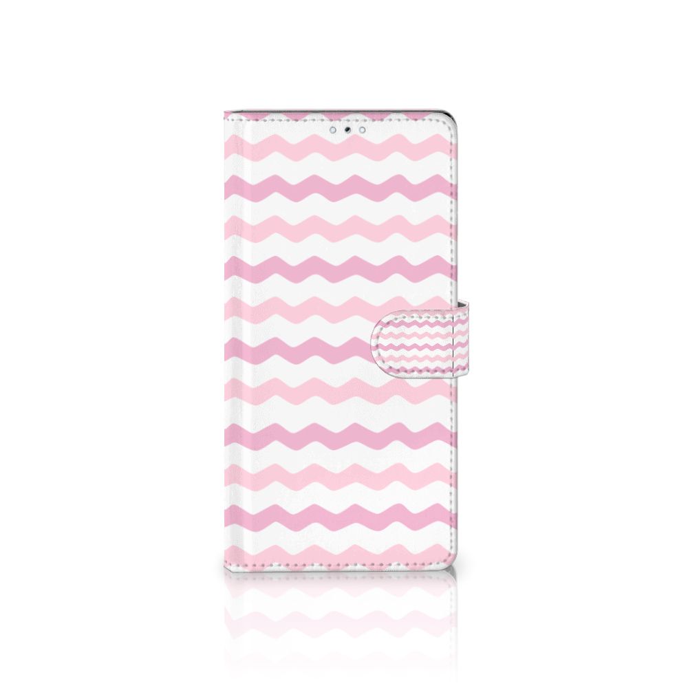 Samsung Galaxy S22 Ultra Telefoon Hoesje Waves Roze