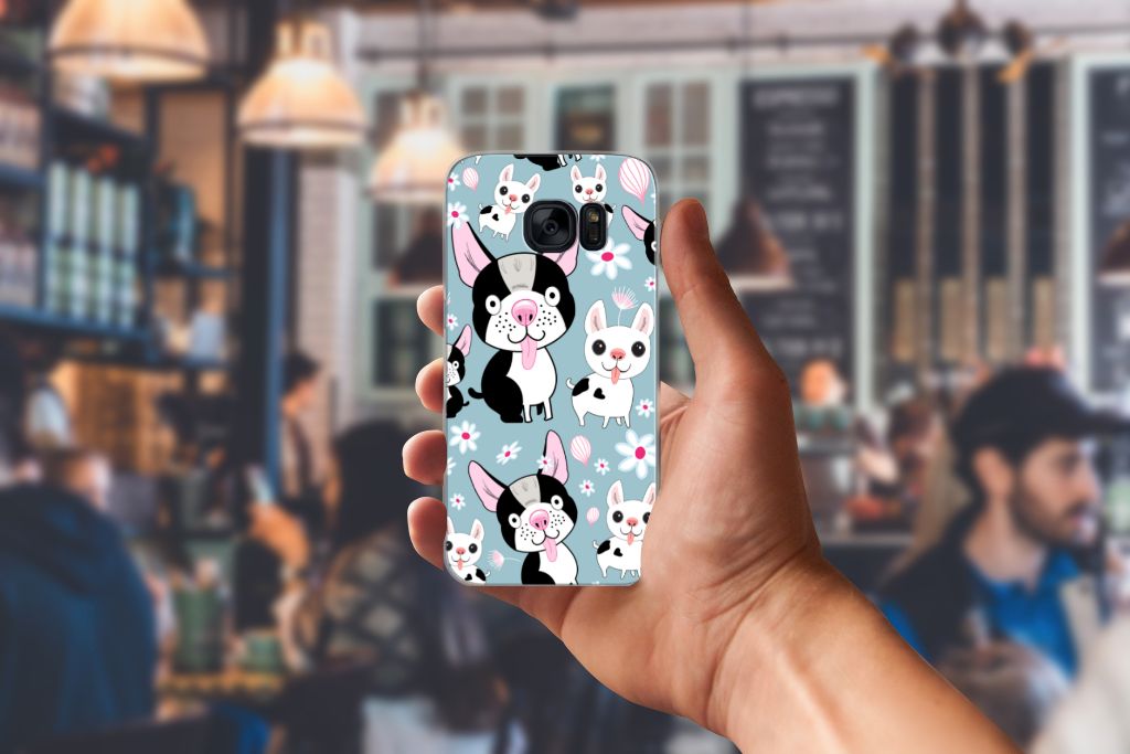 Samsung Galaxy S7 TPU Hoesje Hondjes