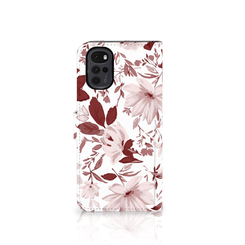 Hoesje Motorola Moto G22 Watercolor Flowers