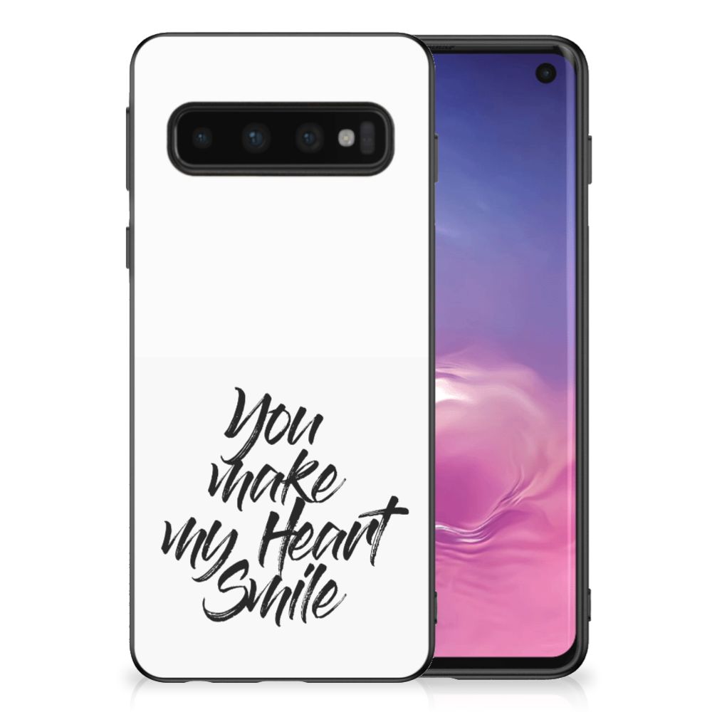 Samsung Galaxy S10 Hoesje met Quotes Heart Smile B2C Telecom