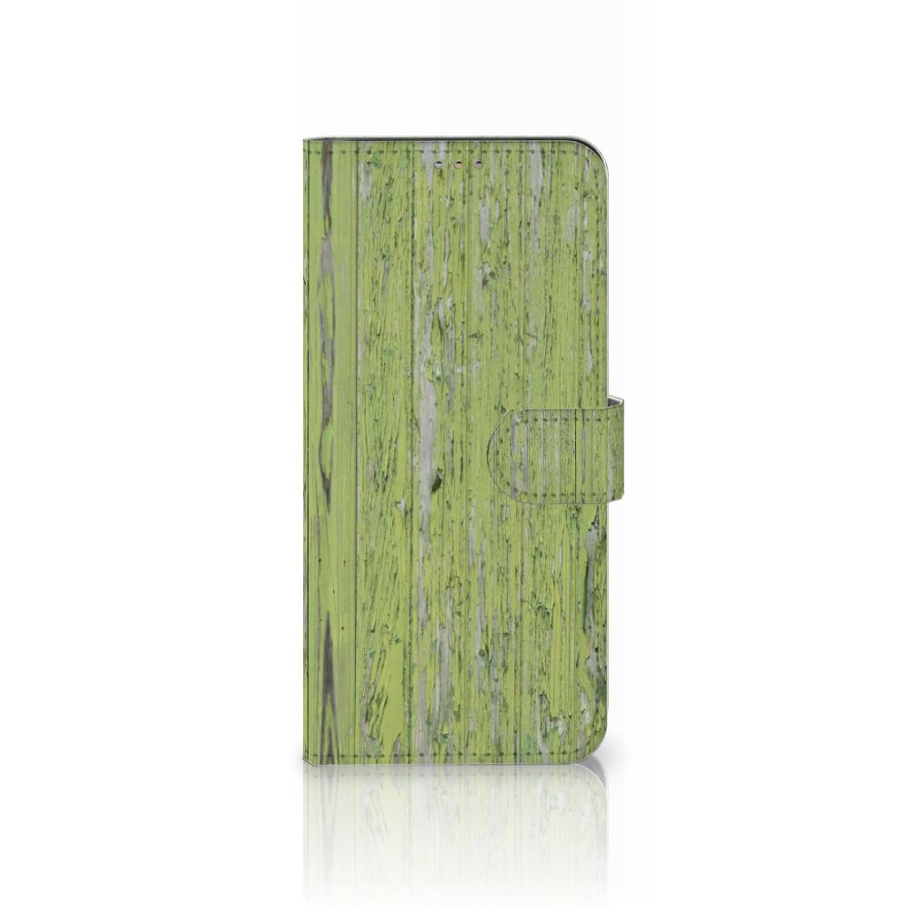 Motorola Moto G60 Book Style Case Green Wood
