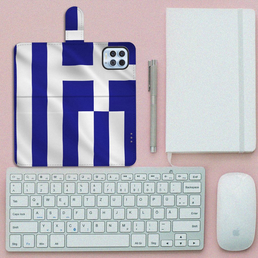 Motorola Moto G100 Bookstyle Case Griekenland