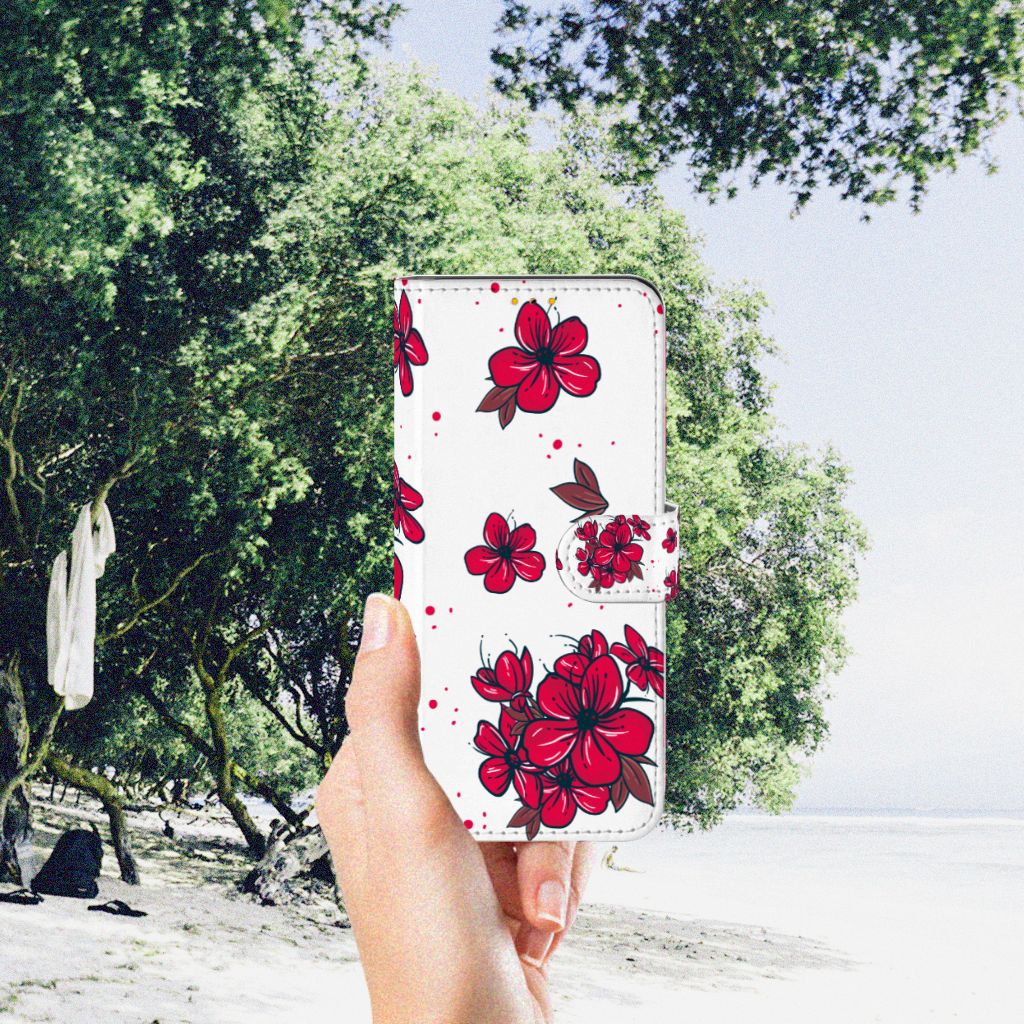 Samsung Galaxy M52 Hoesje Blossom Red