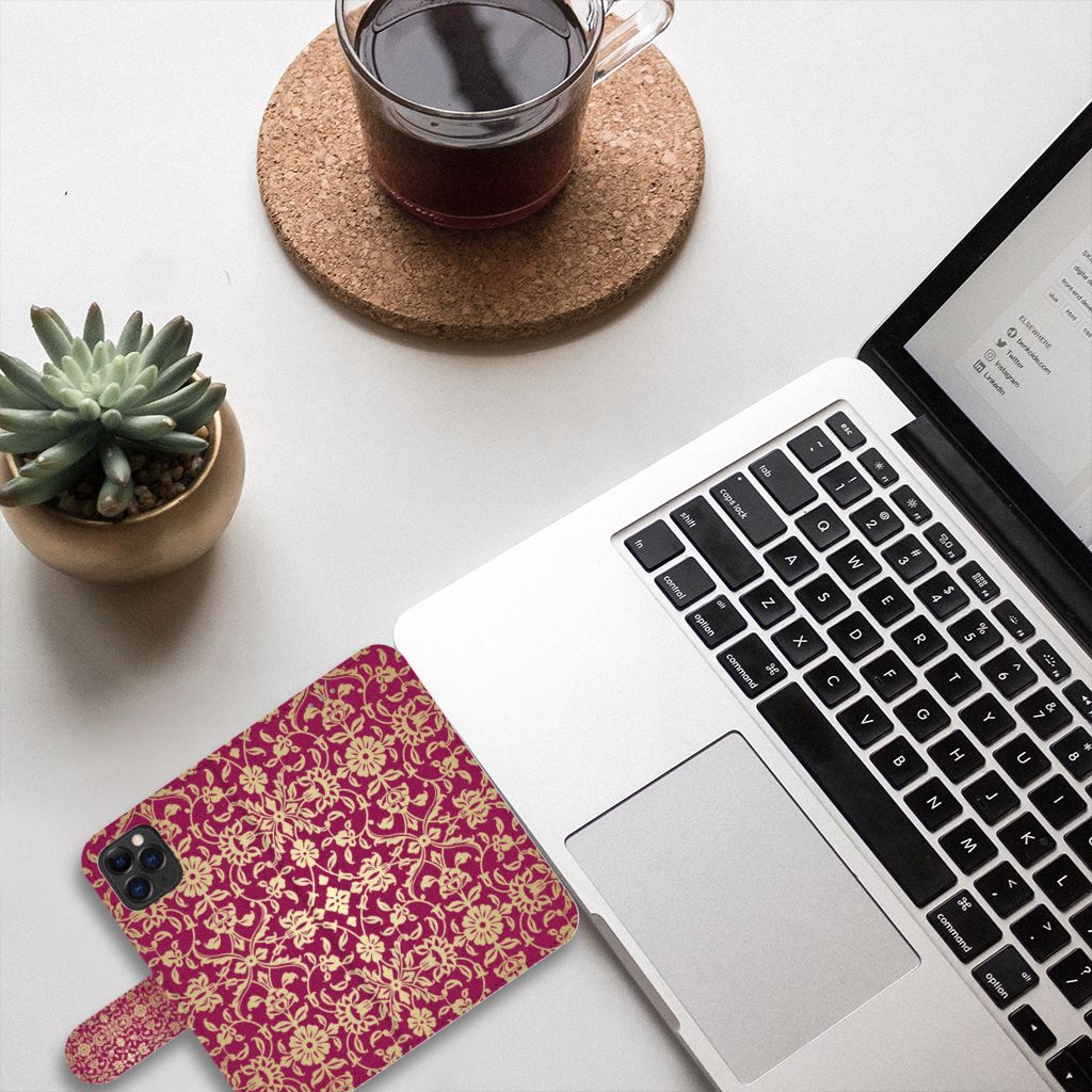 Wallet Case Apple iPhone 11 Pro Barok Pink