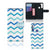 Motorola G8 Power Telefoon Hoesje Zigzag Blauw