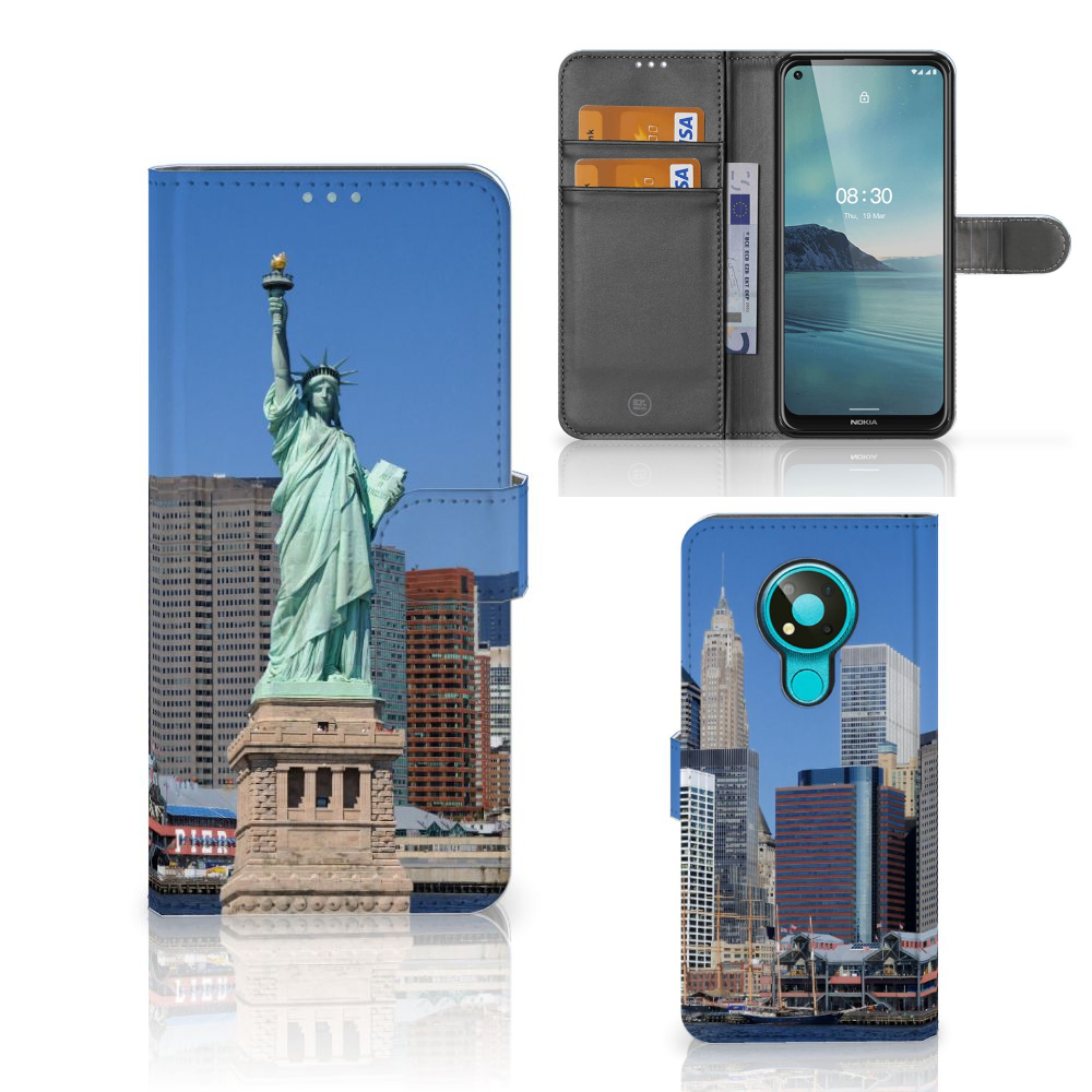 Nokia 3.4 Flip Cover Vrijheidsbeeld
