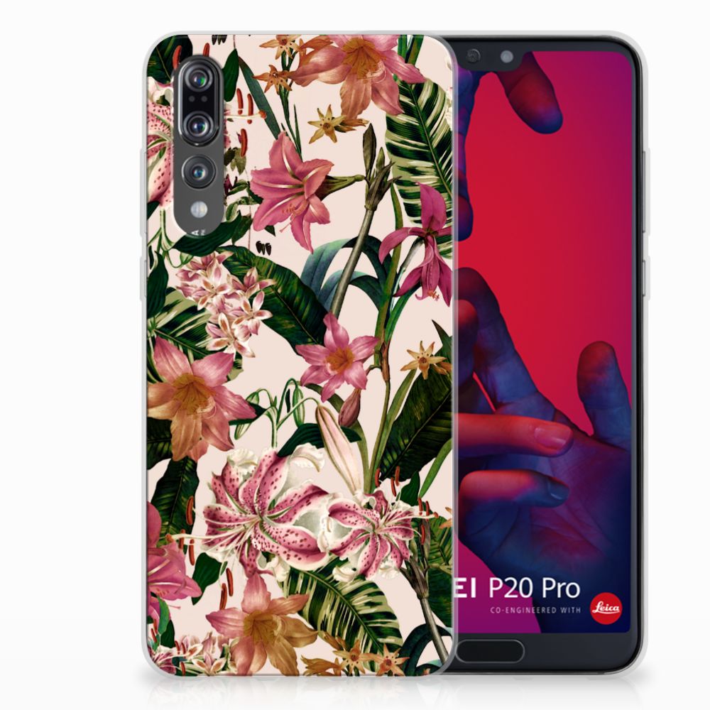 Huawei P20 Pro TPU Case Flowers