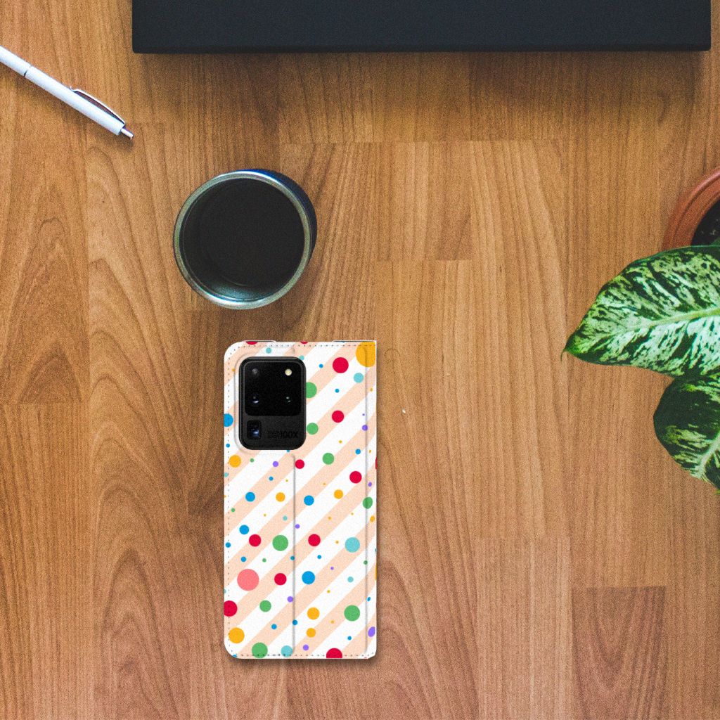 Samsung Galaxy S20 Ultra Hoesje met Magneet Dots - B2C Telecom