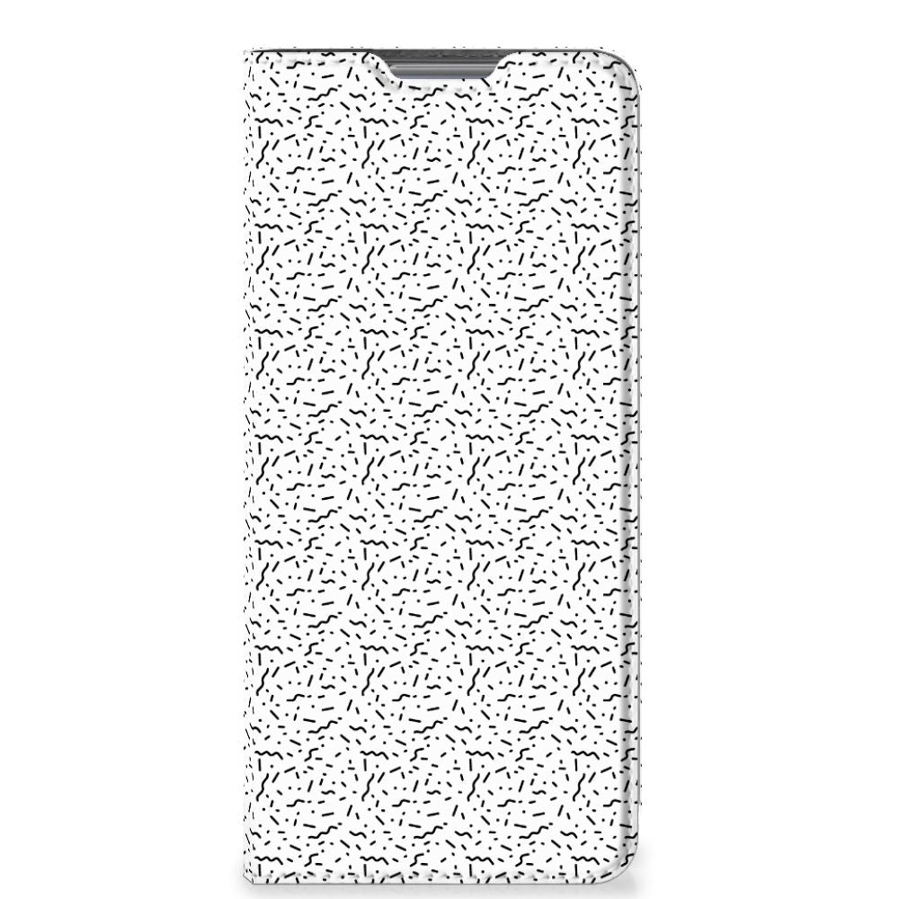 Xiaomi 12 Pro Hoesje met Magneet Stripes Dots