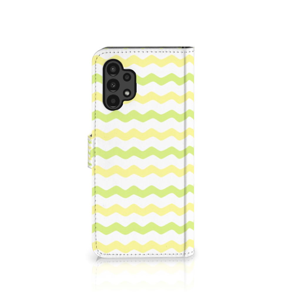Samsung Galaxy A13 (4G) Telefoon Hoesje Waves Yellow