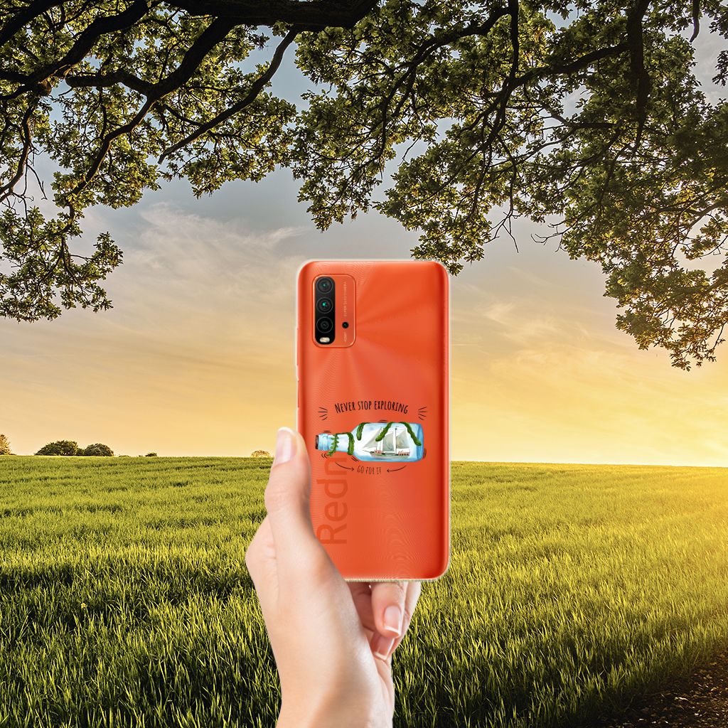 Xiaomi Poco M3 Telefoonhoesje met Naam Boho Bottle B2C Telecom