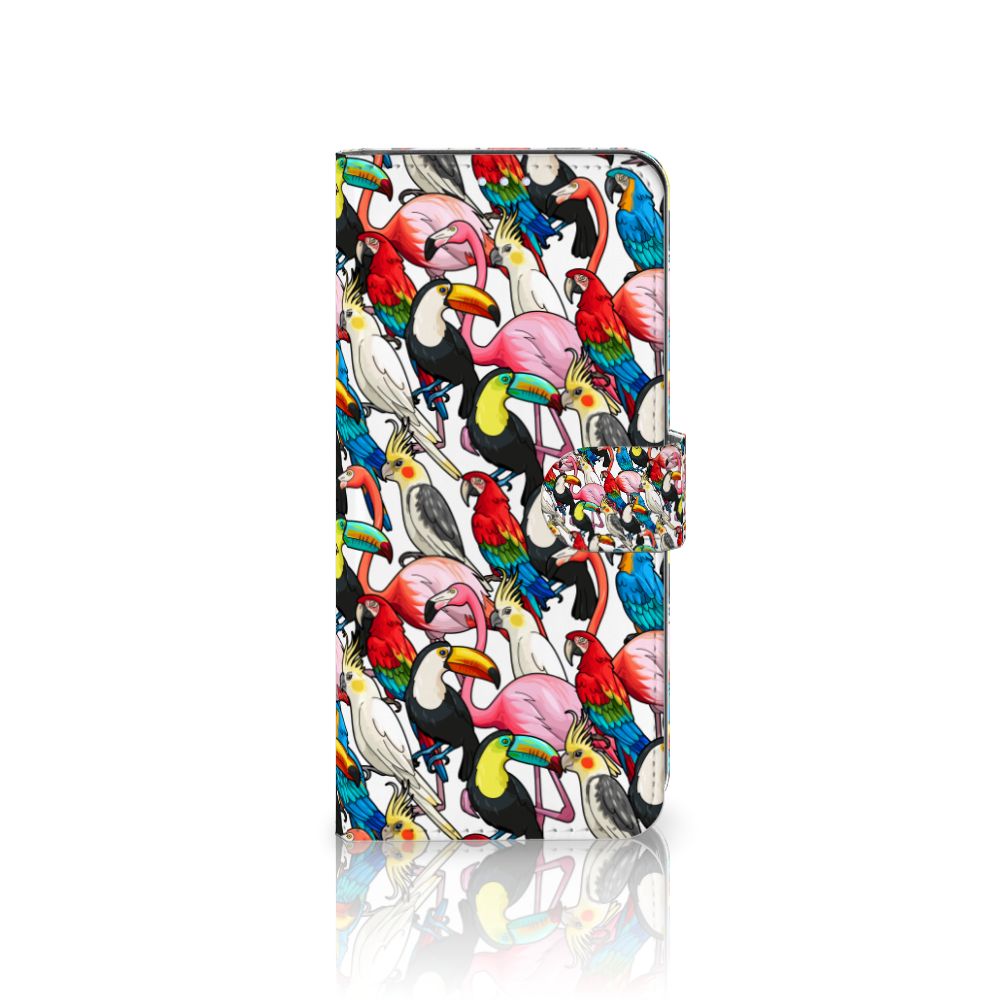 Motorola Moto G100 Telefoonhoesje met Pasjes Birds