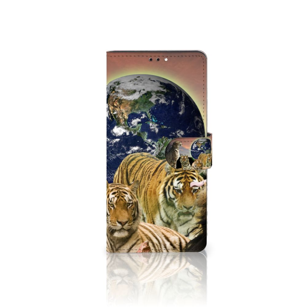 Xiaomi Redmi Note 10 Pro Telefoonhoesje met Pasjes Roofdieren