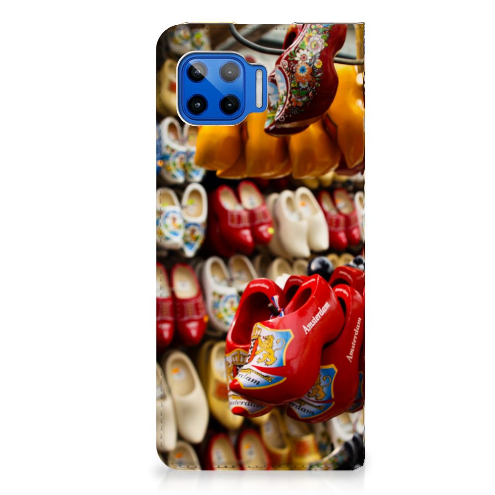 Motorola Moto G 5G Plus Book Cover Klompen - B2C Telecom