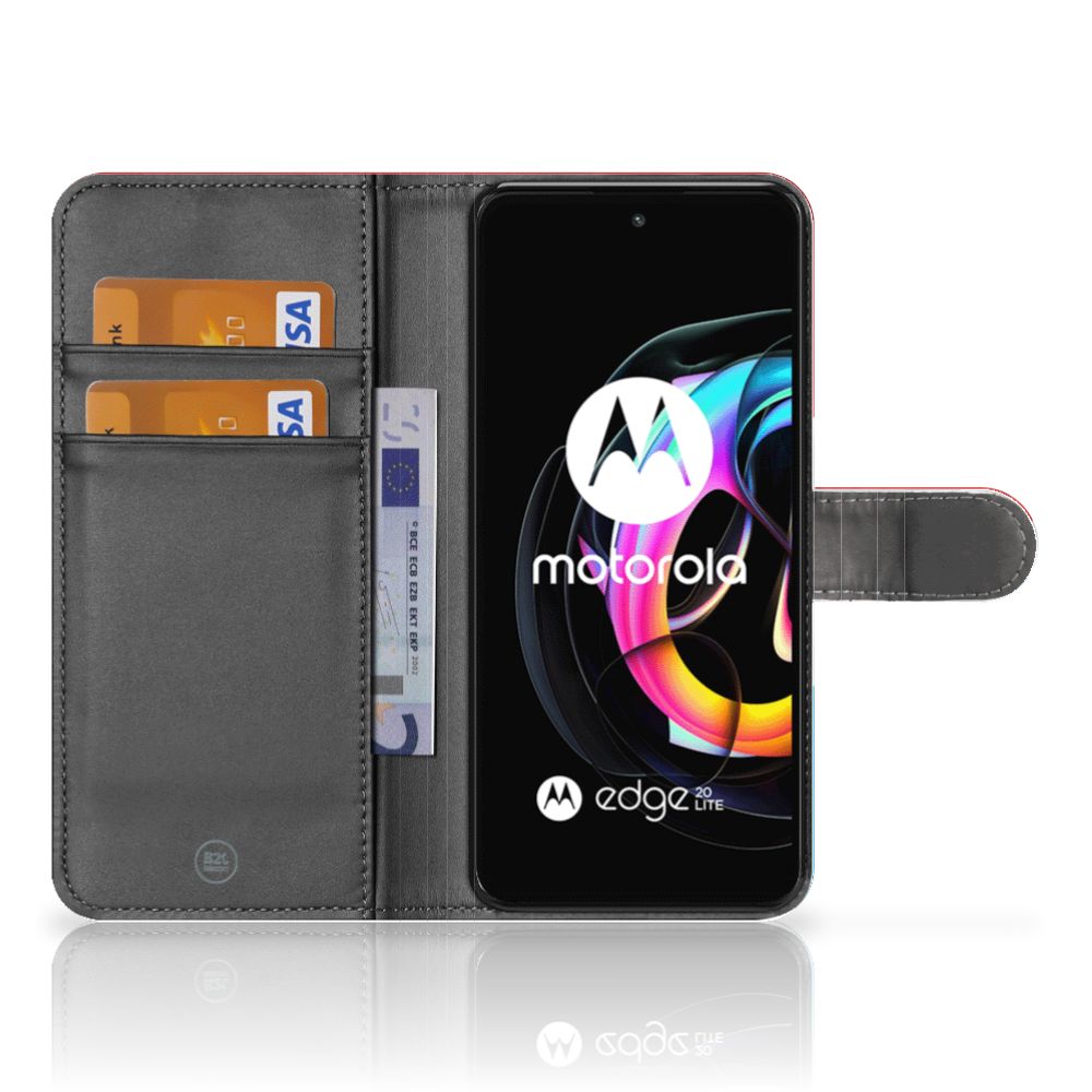 Motorola Edge 20 Lite Bookstyle Case Luxemburg