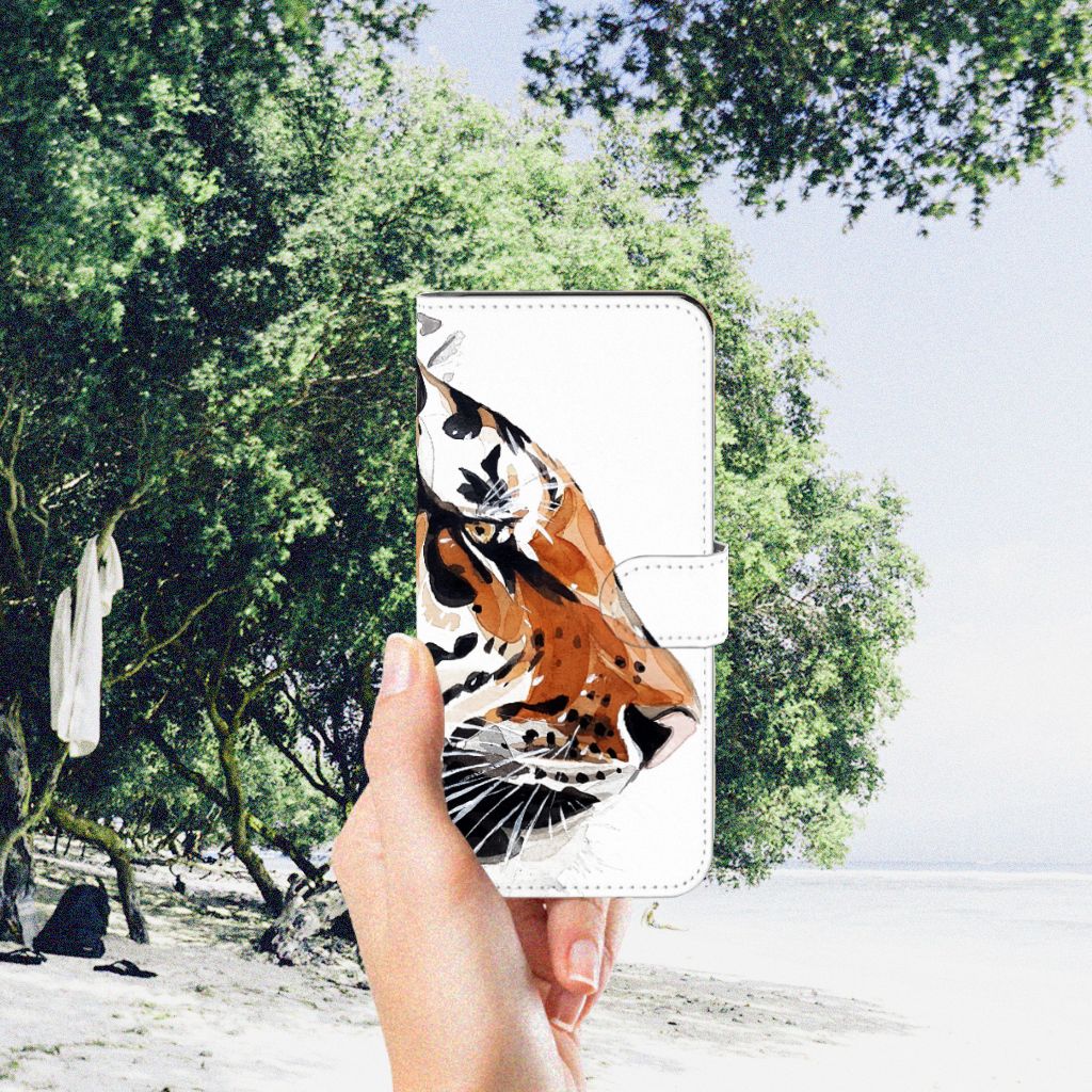 Hoesje Motorola Moto G53 Watercolor Tiger