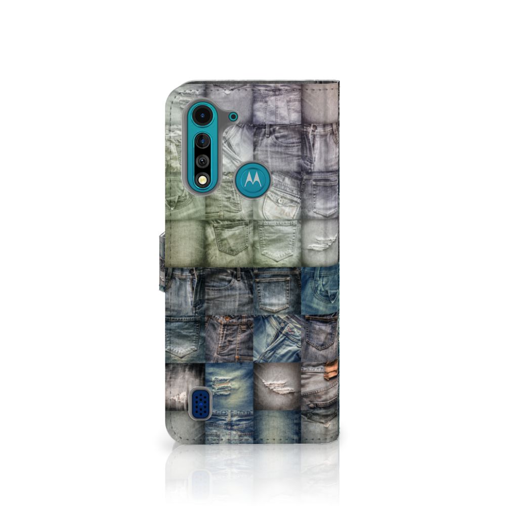 Wallet Case met Pasjes Motorola G8 Power Lite Spijkerbroeken