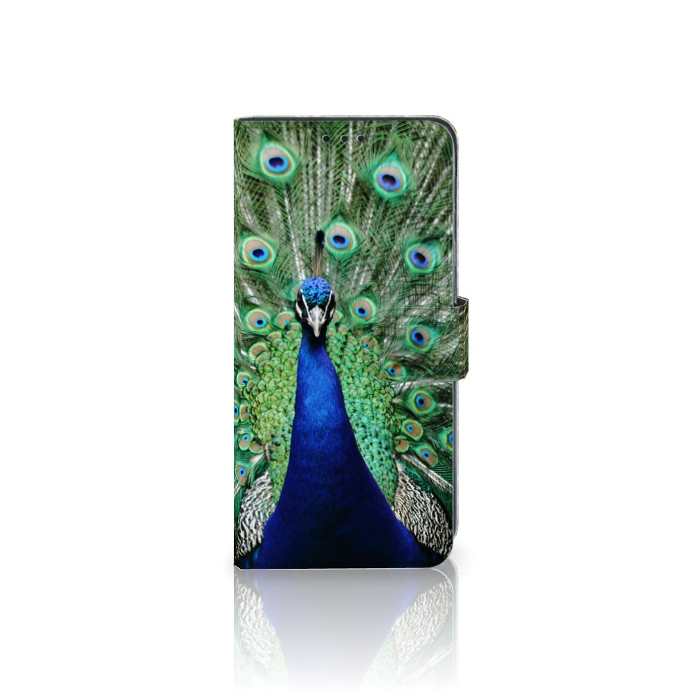 Samsung Galaxy M31 Telefoonhoesje met Pasjes Pauw