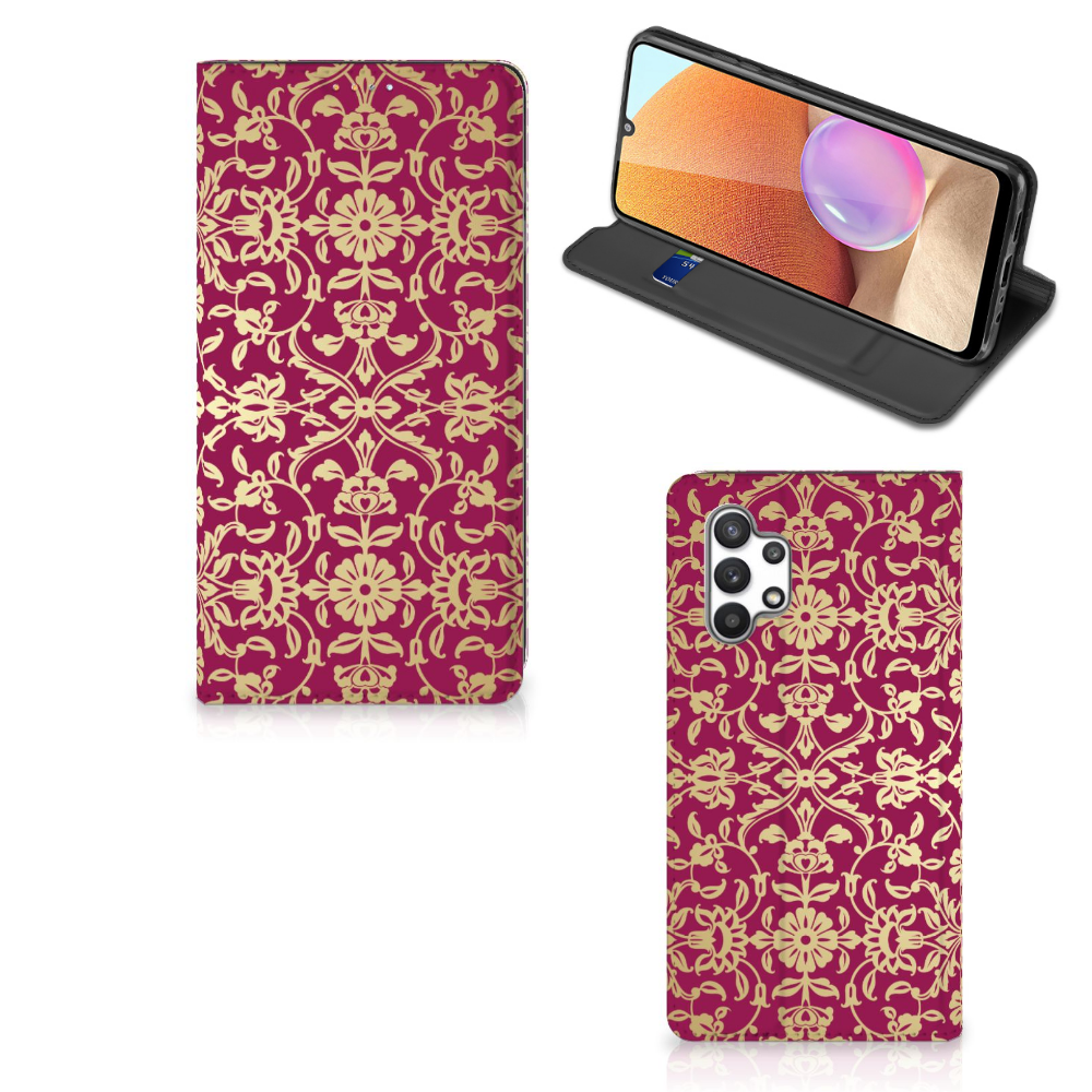 Telefoon Hoesje Samsung Galaxy A32 4G | A32 5G Enterprise Editie Barok Pink - B2C Telecom