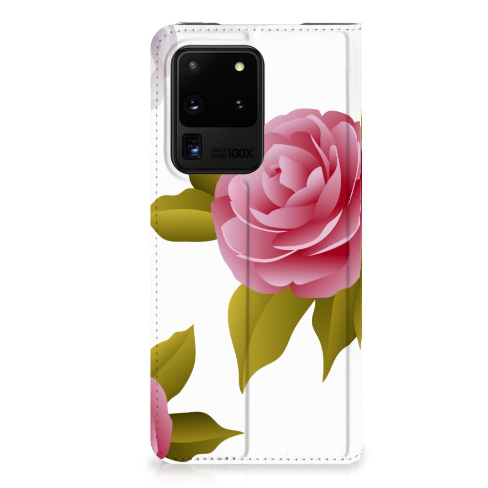 Samsung Galaxy S20 Ultra Smart Cover Roses - B2C Telecom