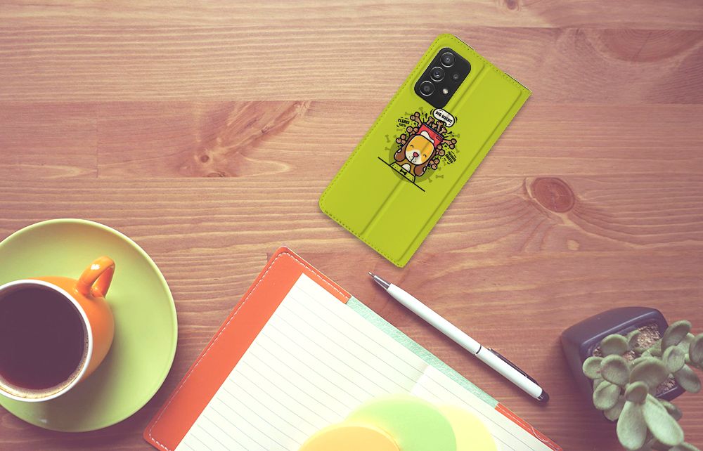 Samsung Galaxy A52 Magnet Case Doggy Biscuit - B2C Telecom