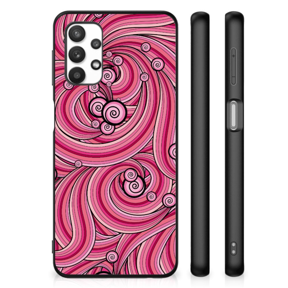Samsung Galaxy A32 5G Leuk Telefoonhoesje Swirl Pink B2C Telecom