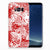 Silicone Back Case Samsung Galaxy S8 Plus Angel Skull Rood